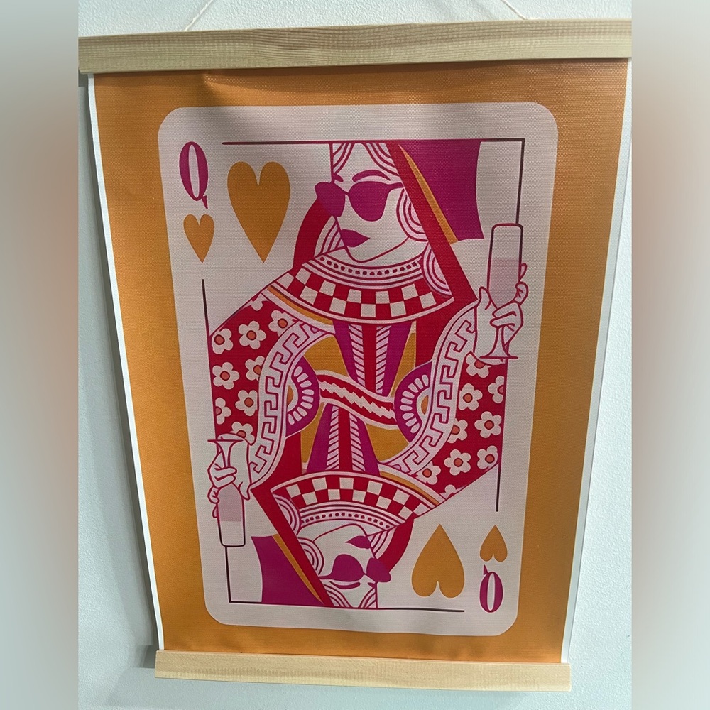 Queen of Hearts Canvas Small